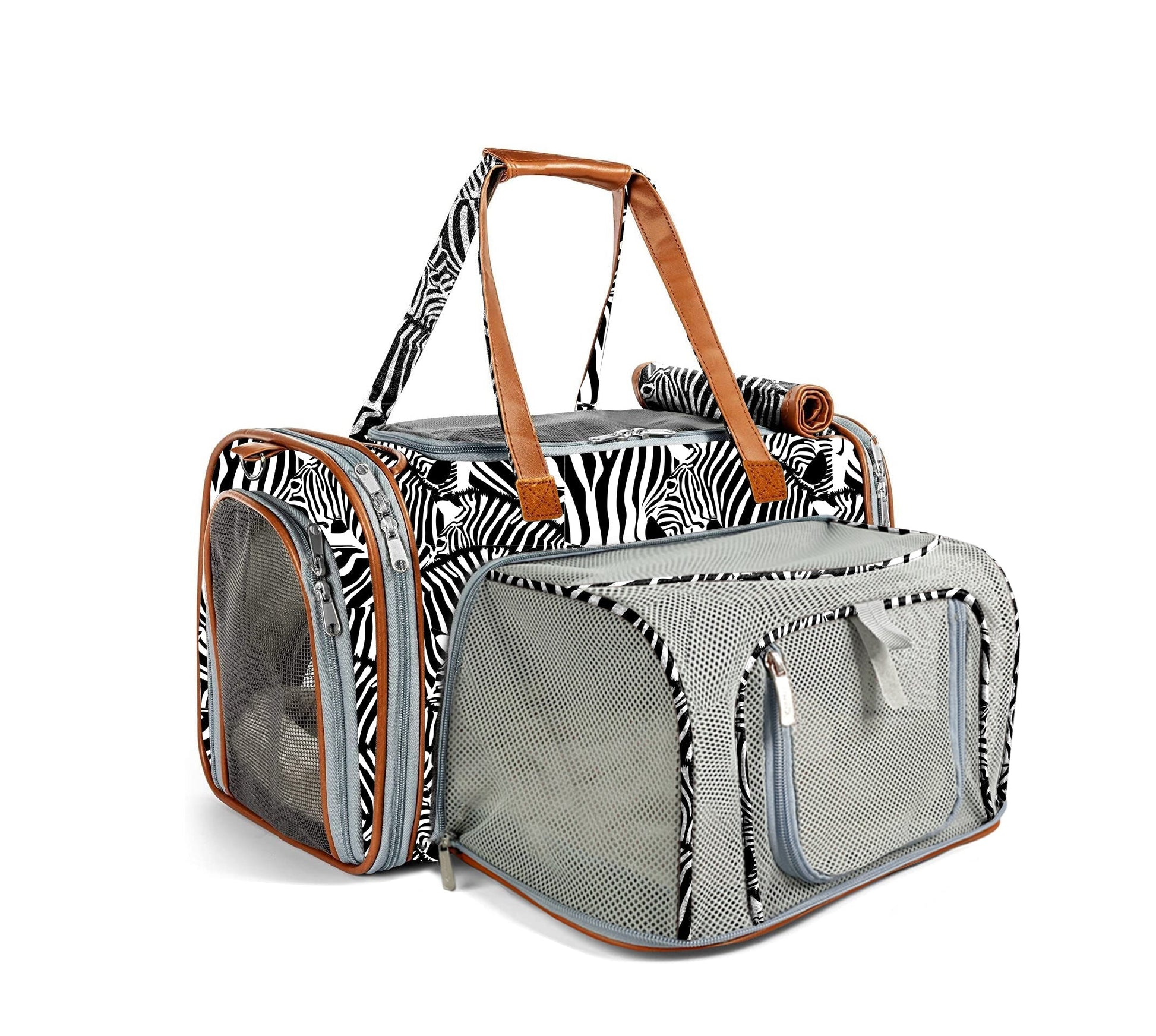 Mr. Peanut's Gold Series Standard Size Airline Compliant Expandable Pet Carrier - Prints Edition - gallery image 7