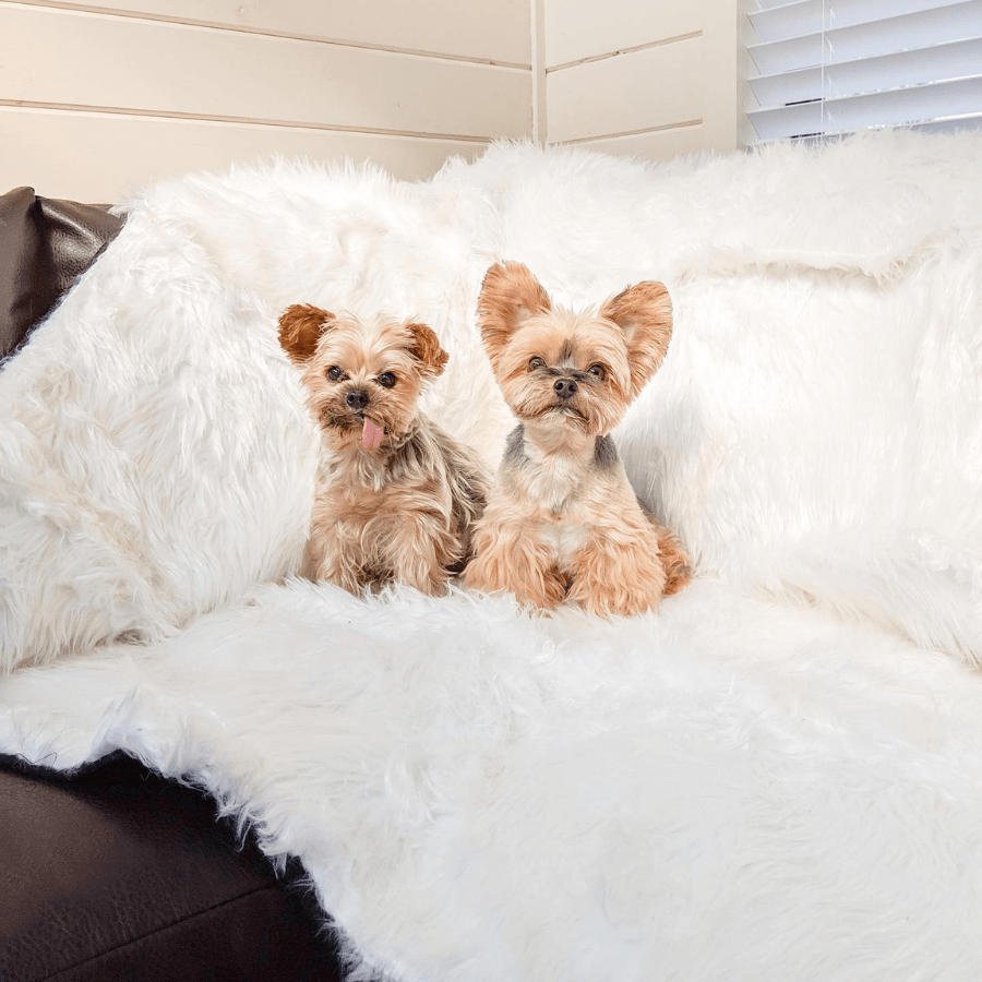 Pupprotector Waterproof Throw Blanket Polar White Washable - gallery image 6