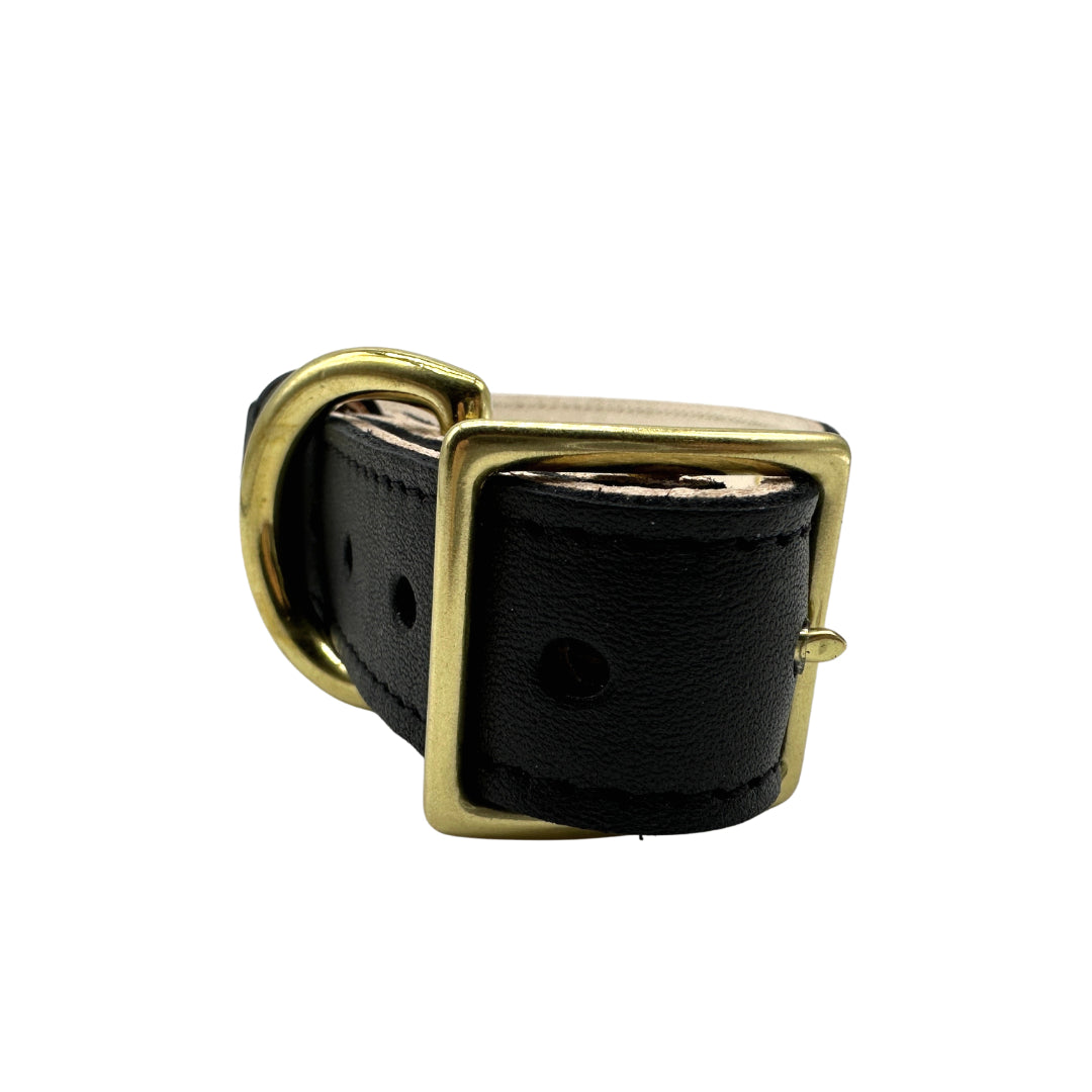 Dog Collar Plain Leather Collar for Daily Use for Comfort - gallery product image for dog collar