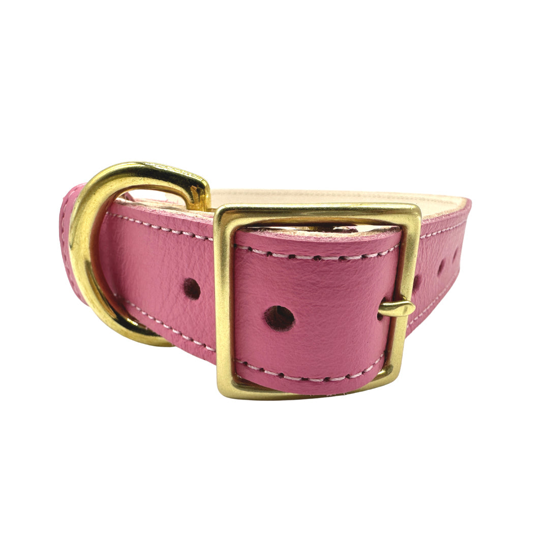 Dog Collar Plain Leather Collar for Daily Use for Comfort - gallery product image for dog collar