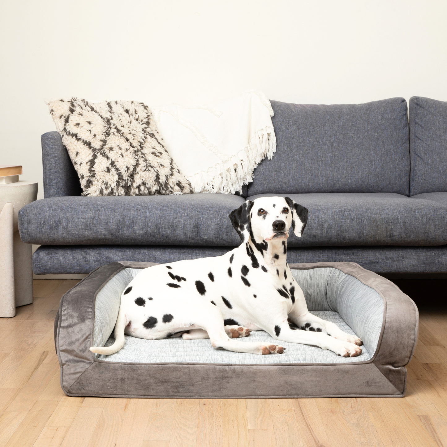 Pupchill Cooling Bolster Dog Bed Washable Pet Bed Comfort - gallery image 8