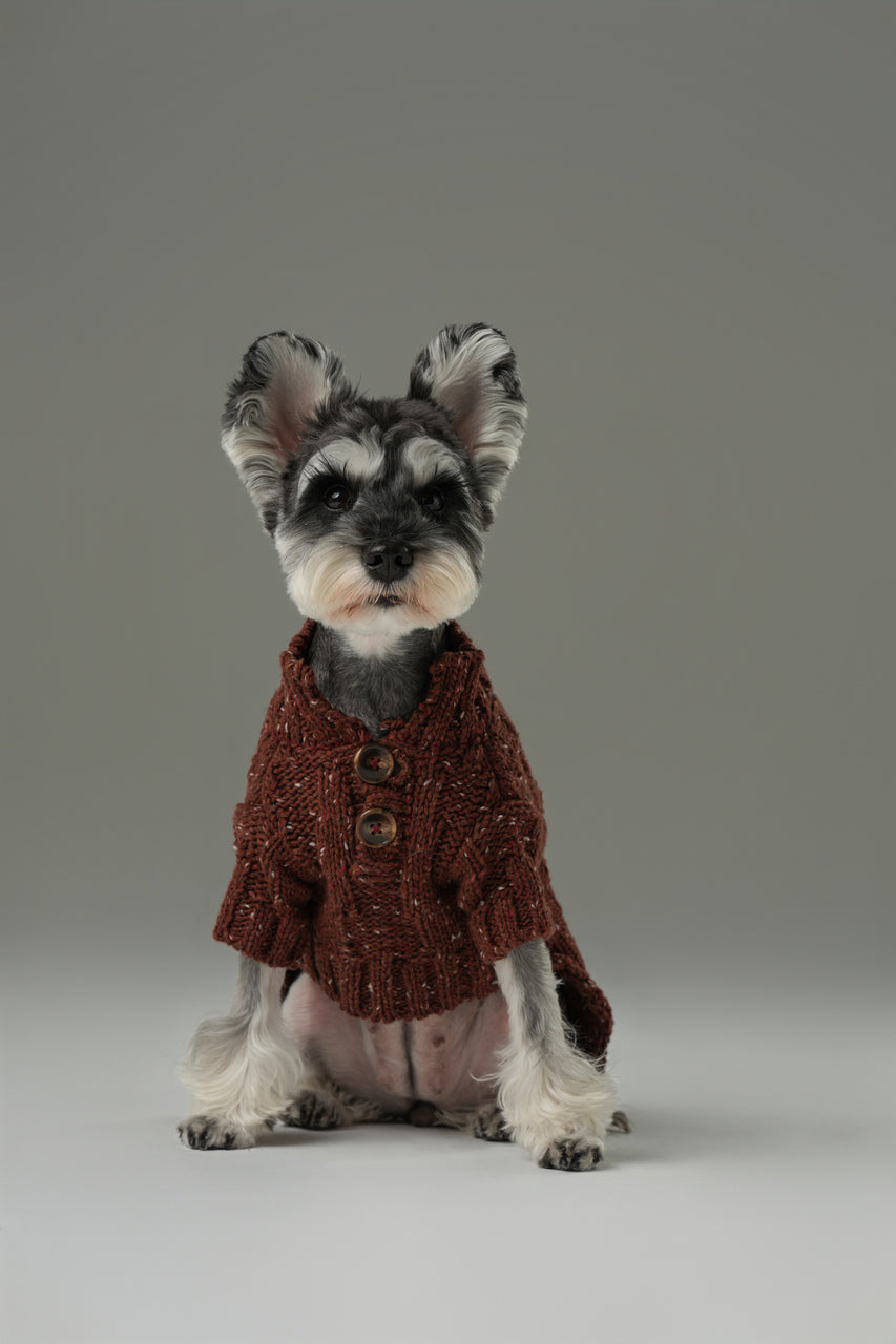 Glacier Pet Sweater Burgundy Dog Sweaters Premium Pet Supply - gallery image 5