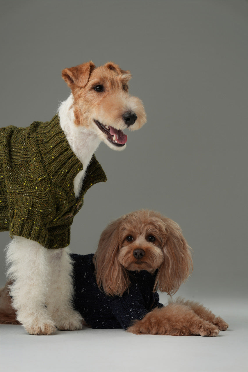 Glacier Pet Sweater Navy Dog Sweaters Premium Pet Supply - gallery image 7