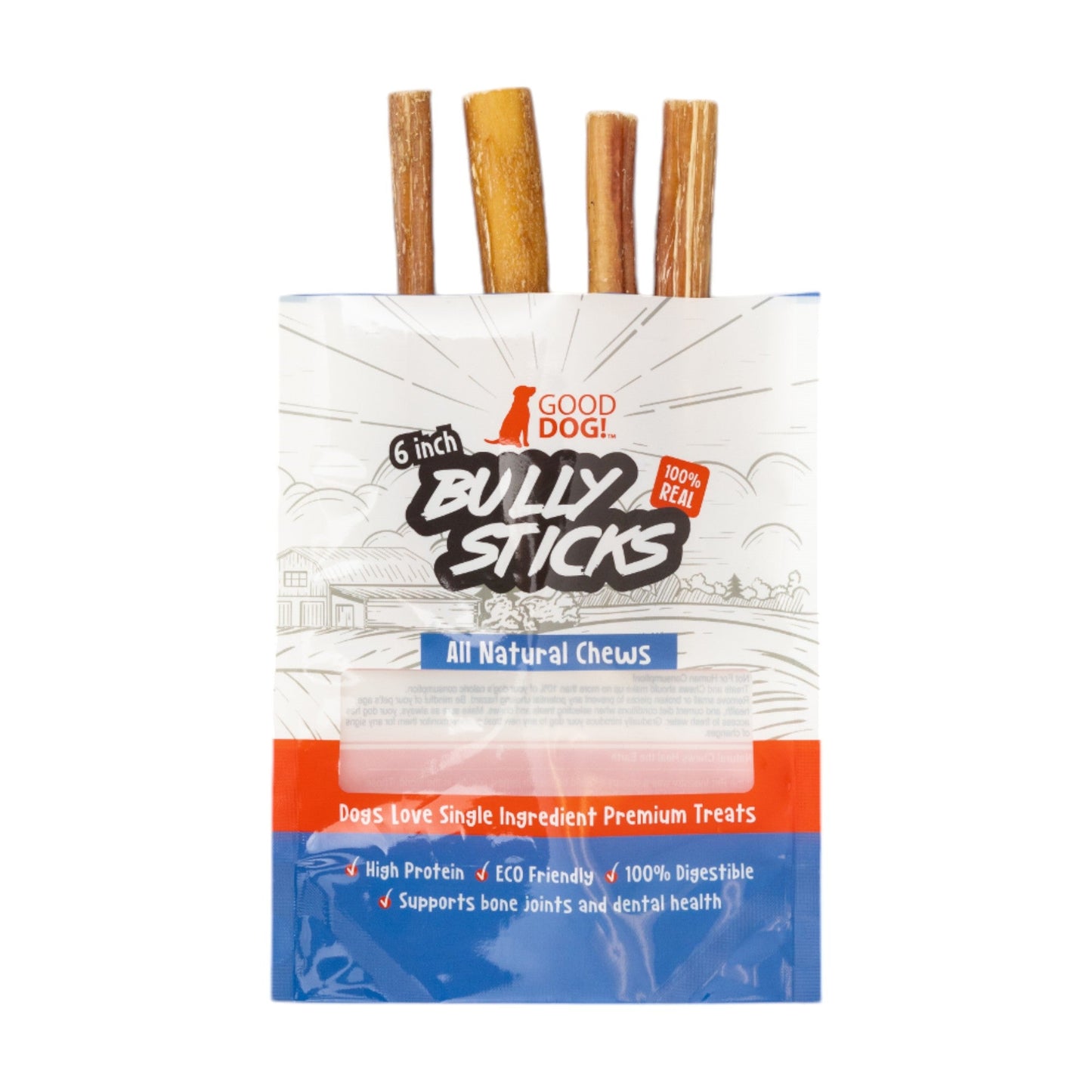 Dog Treats All-Natural Beef Bully Stick Treats Nutrient-Rich - detail product image for dog treats