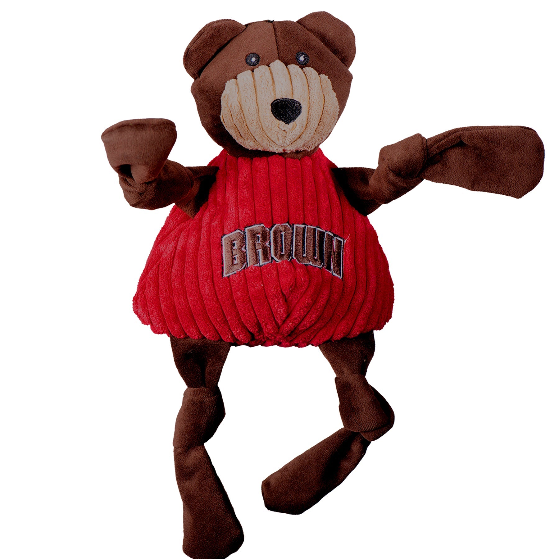 Dog Toy NCAA Brown University Bruno the Bear Knottie Plush main product image for dogs and cats