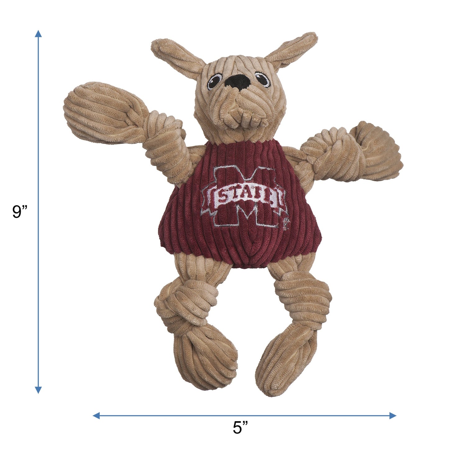 Dog Toy NCAA Mississippi State University Bully the Bulldog main product image for dogs and cats
