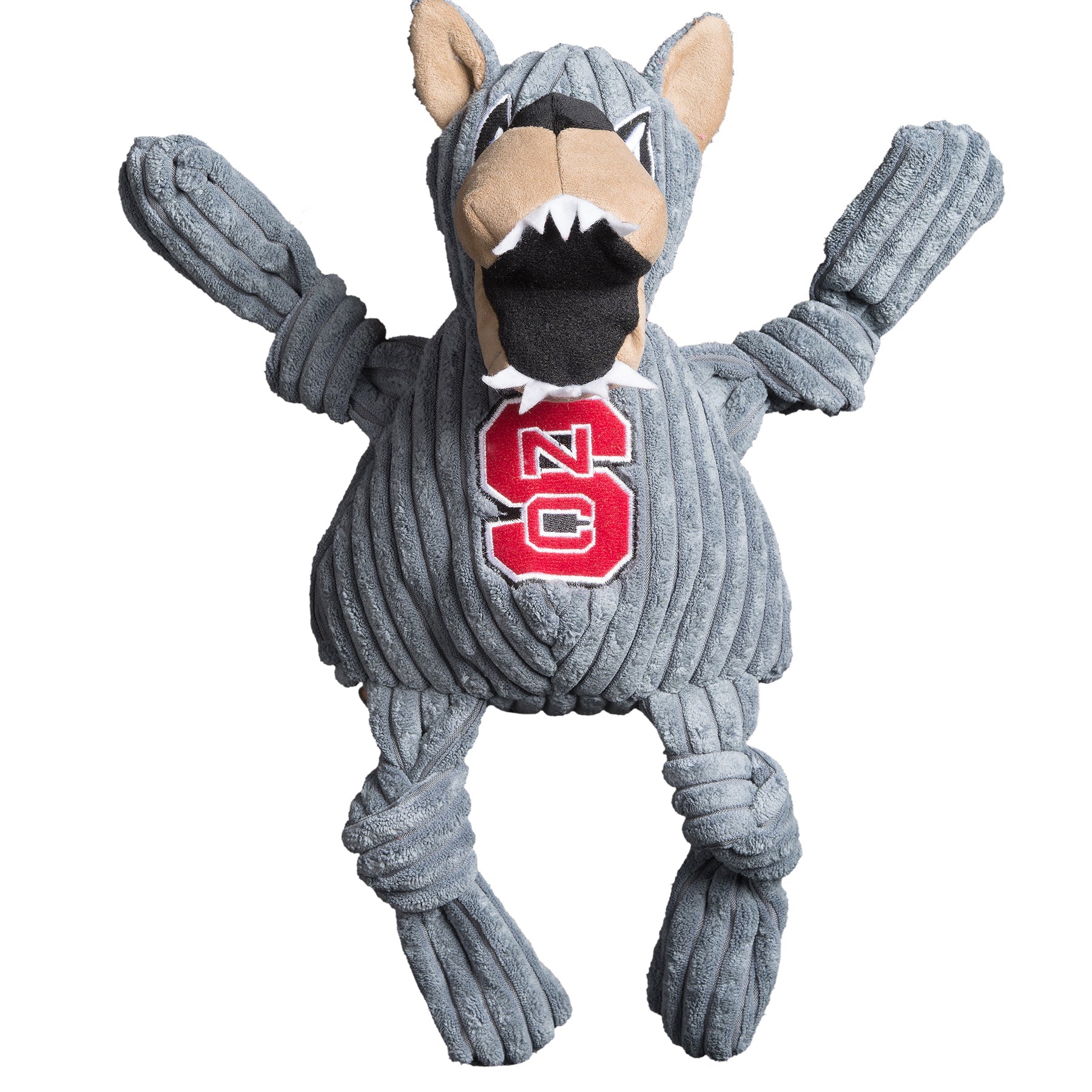 Dog Toy NCAA North Carolina State University Mr Wuf Knottie main product image for dogs and cats