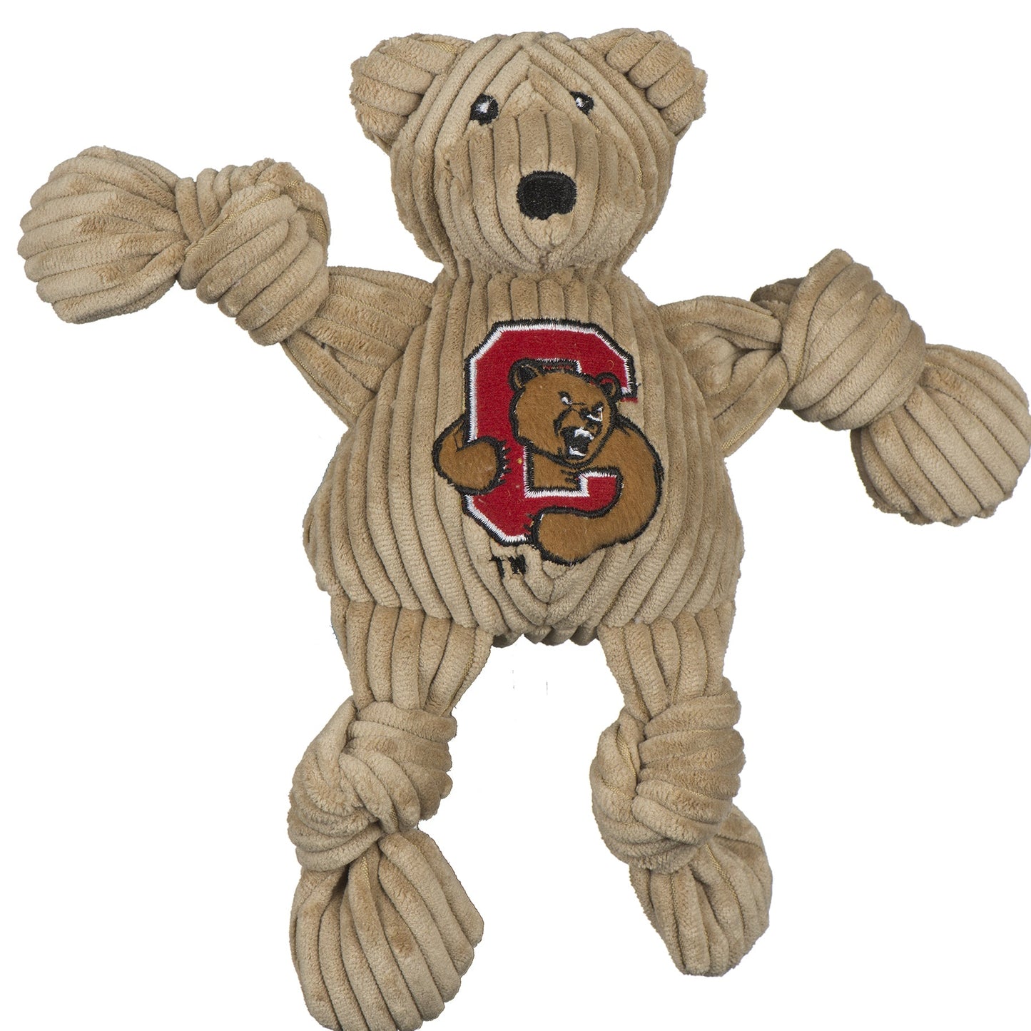 Dog Toy NCAA Cornell University Big Red Bear Knottie Plush main product image for dogs and cats