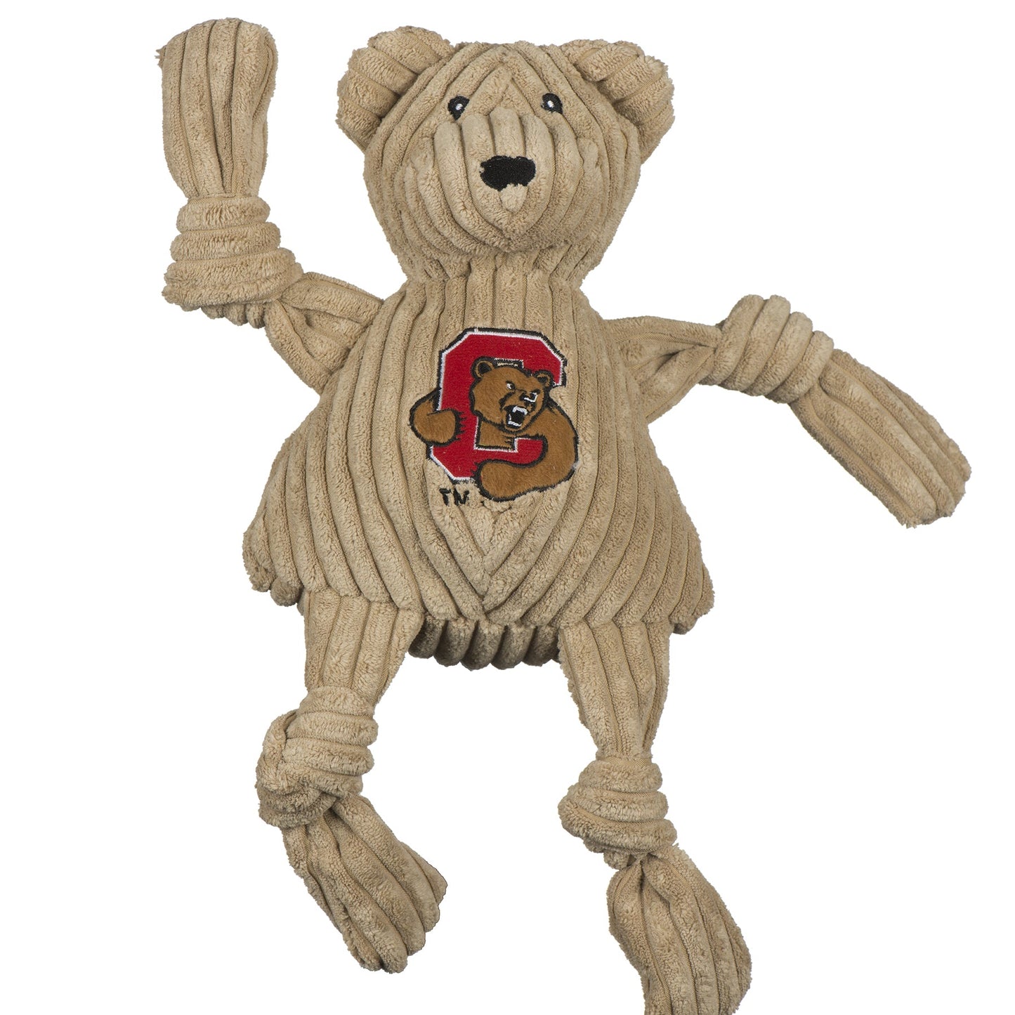 Dog Toy NCAA Cornell University Big Red Bear Knottie Plush main product image for dogs and cats