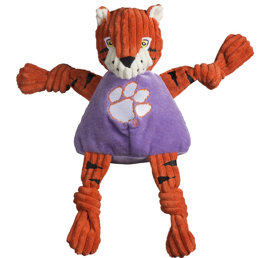 Dog Toy NCAA Clemson University The Tiger Knottie Plush Toy main product image for dogs and cats