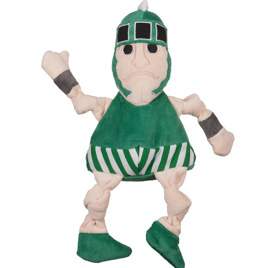 Dog Toy NCAA Michigan State University Sparty Knottie Plush main product image for dogs and cats