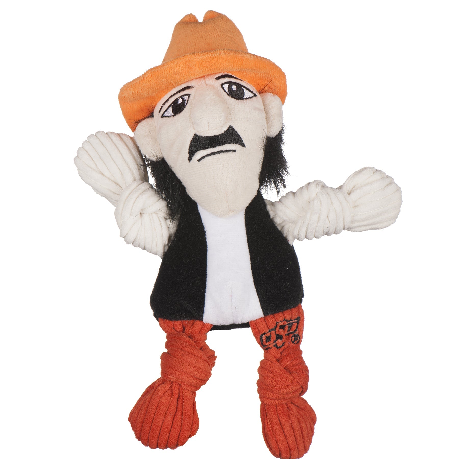 Dog Toy NCAA Oklahoma State University Mascot Knottie Plush main product image for dogs and cats