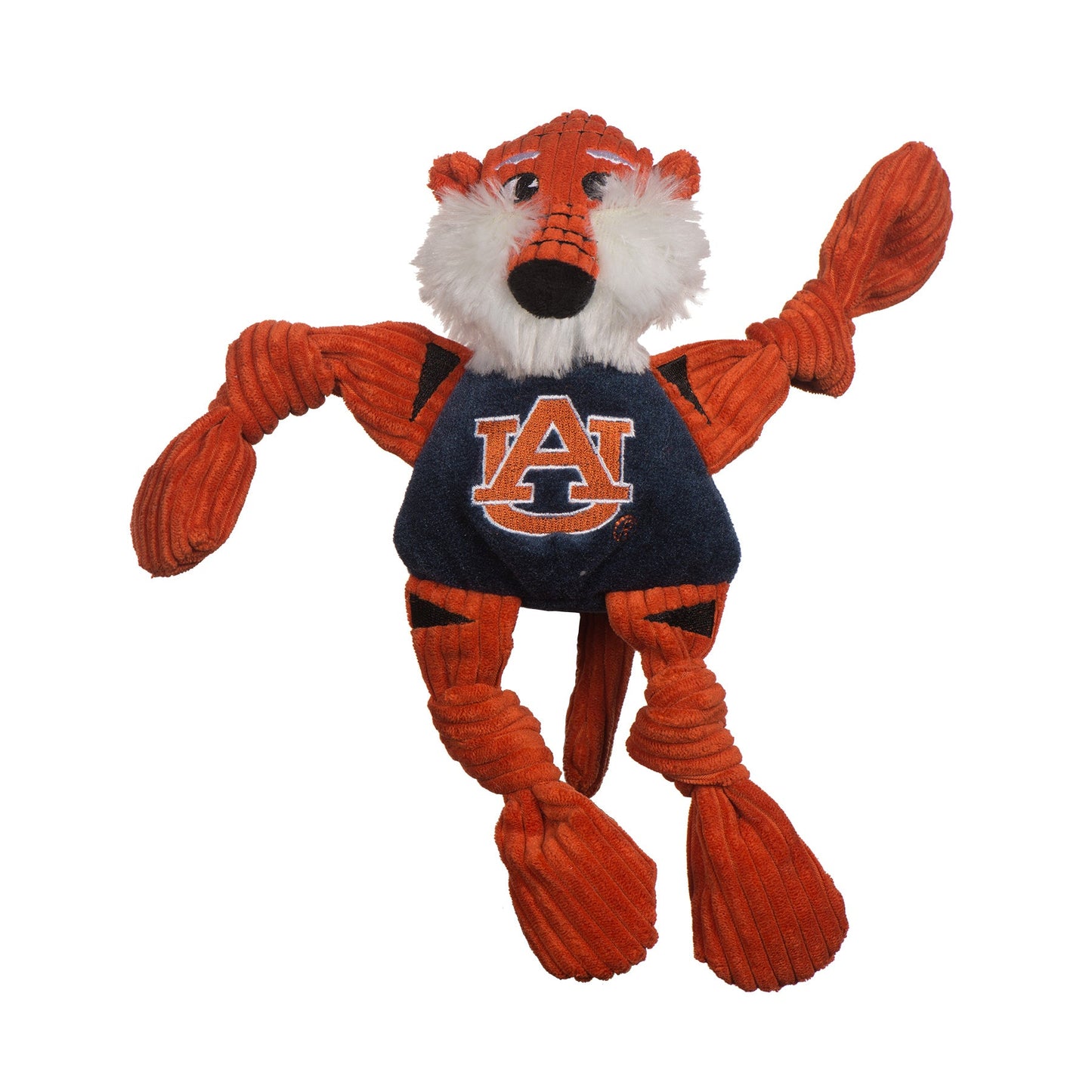 Dog Toy NCAA Auburn University Aubie the Tiger Knottie Plush main product image for dogs and cats