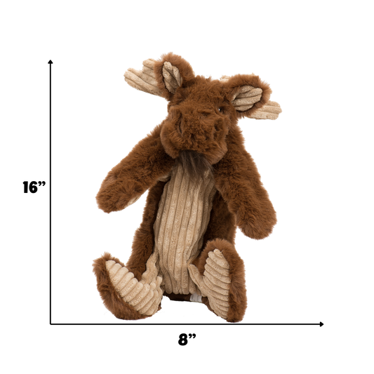 Dog Toy Maple Moose X-Brace Durable Plush Toy for Daily Use main product image for dogs and cats
