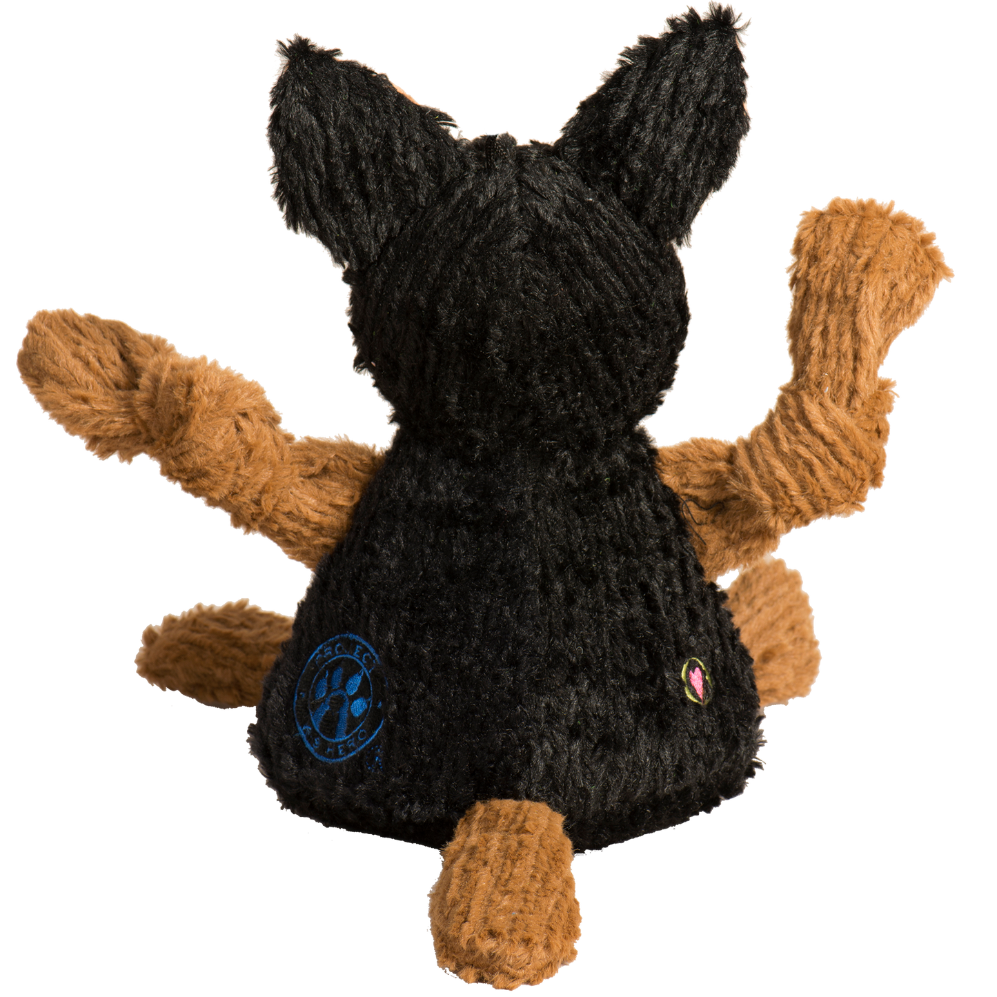 Dog Toy HuggleCause Project K-9 Hero K-9 Chief Knottie Plush main product image for dogs and cats
