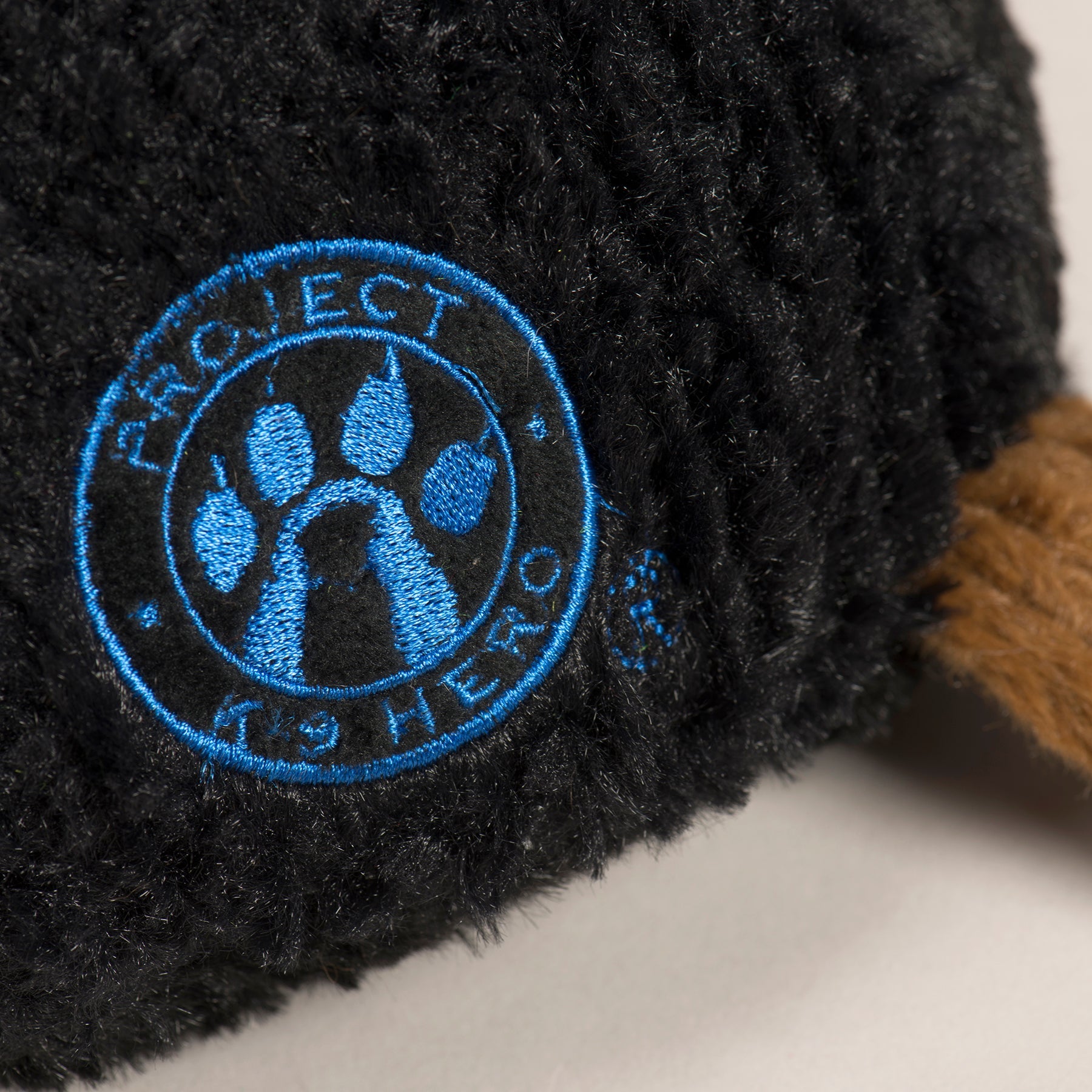 Dog Toy HuggleCause Project K-9 Hero K-9 Chief Knottie Plush main product image for dogs and cats