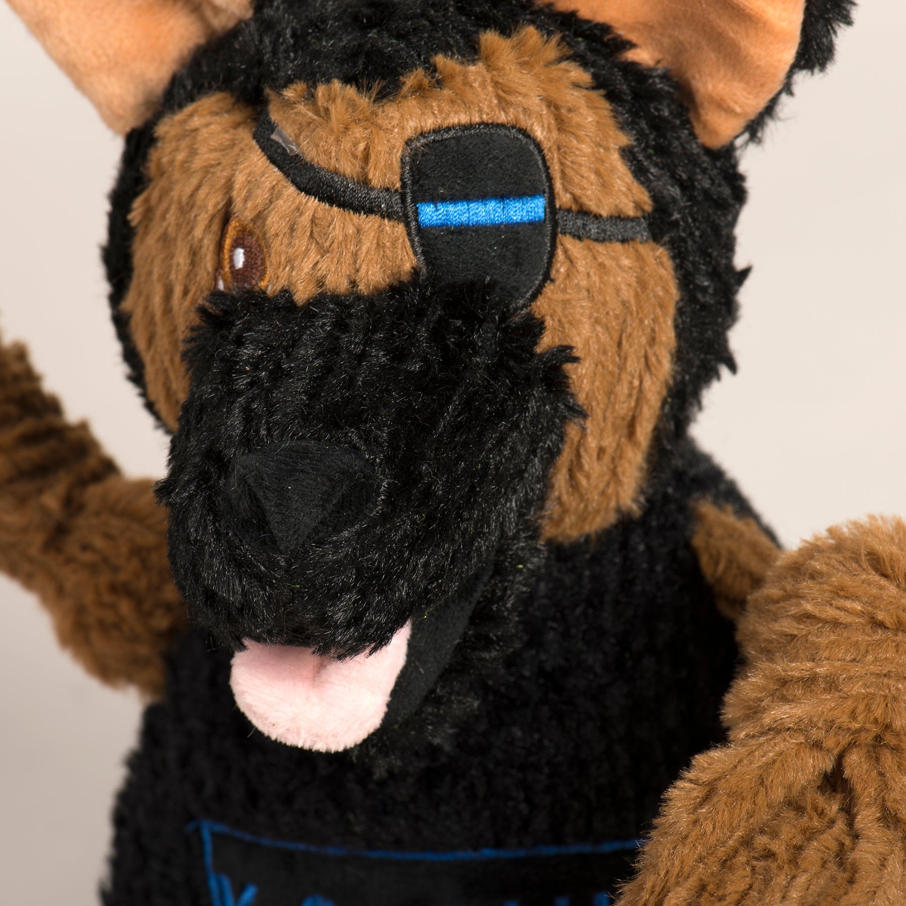 Dog Toy HuggleCause Project K-9 Hero K-9 Chief Knottie Plush main product image for dogs and cats