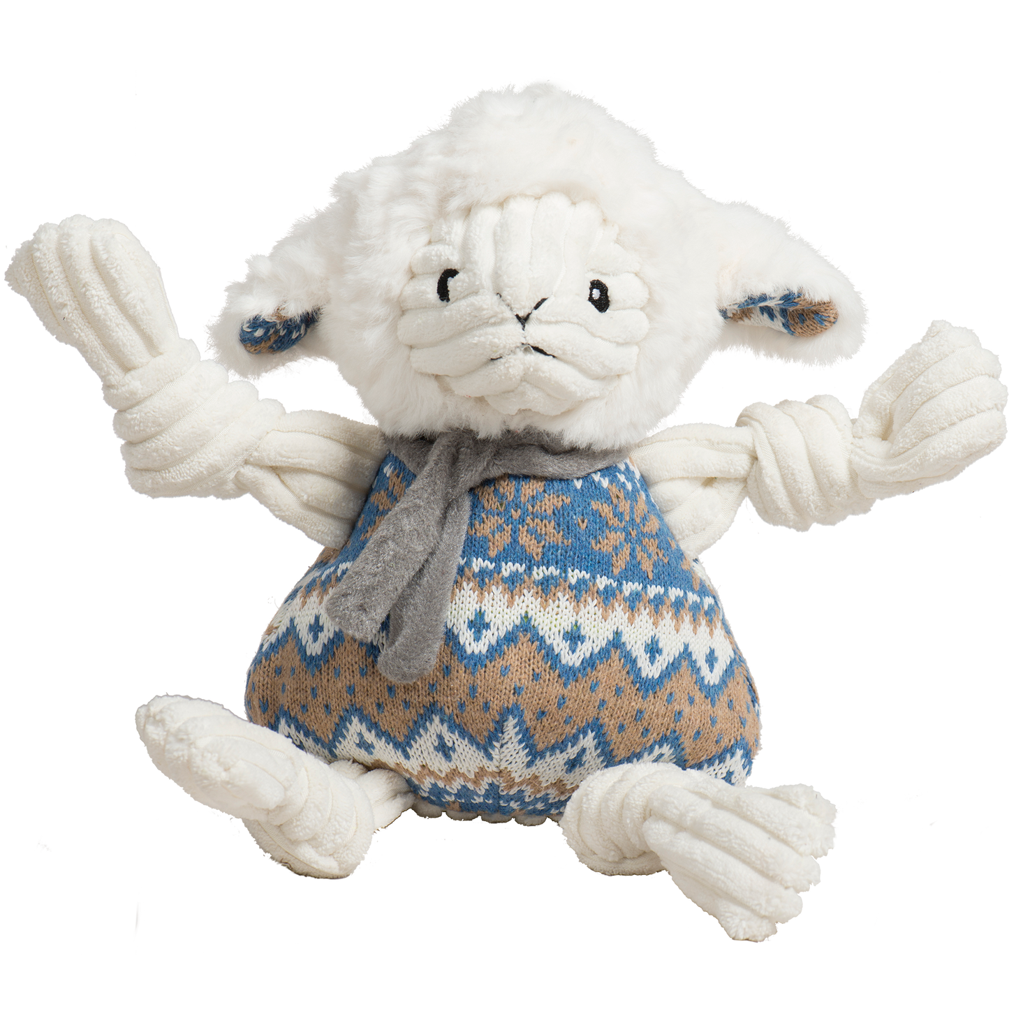 Dog Toy Leo Lamb Plush Toy Knottie for Daily Use for Comfort main product image for dogs and cats