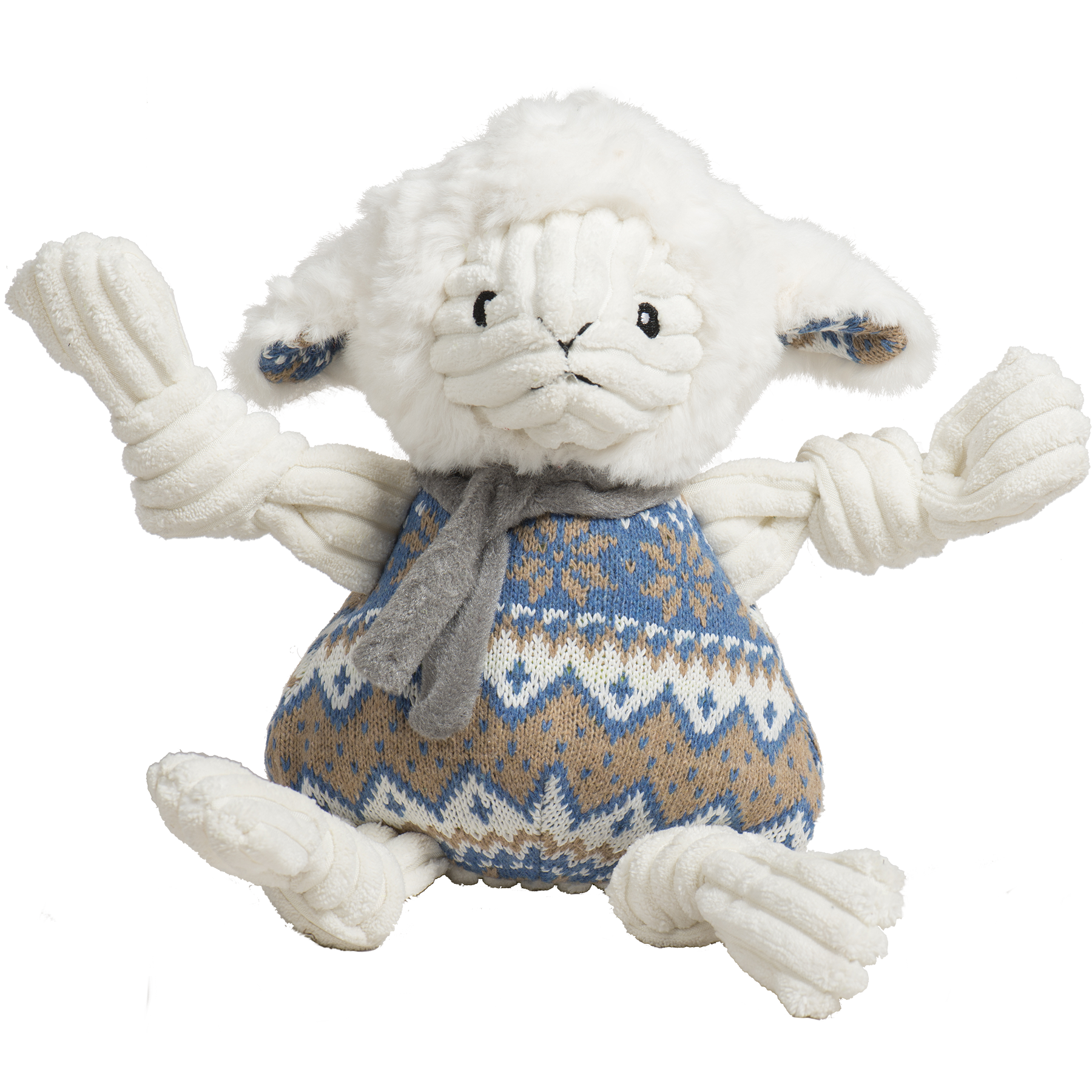Dog Toy Leo Lamb Plush Toy Knottie for Daily Use for Comfort main product image for dogs and cats