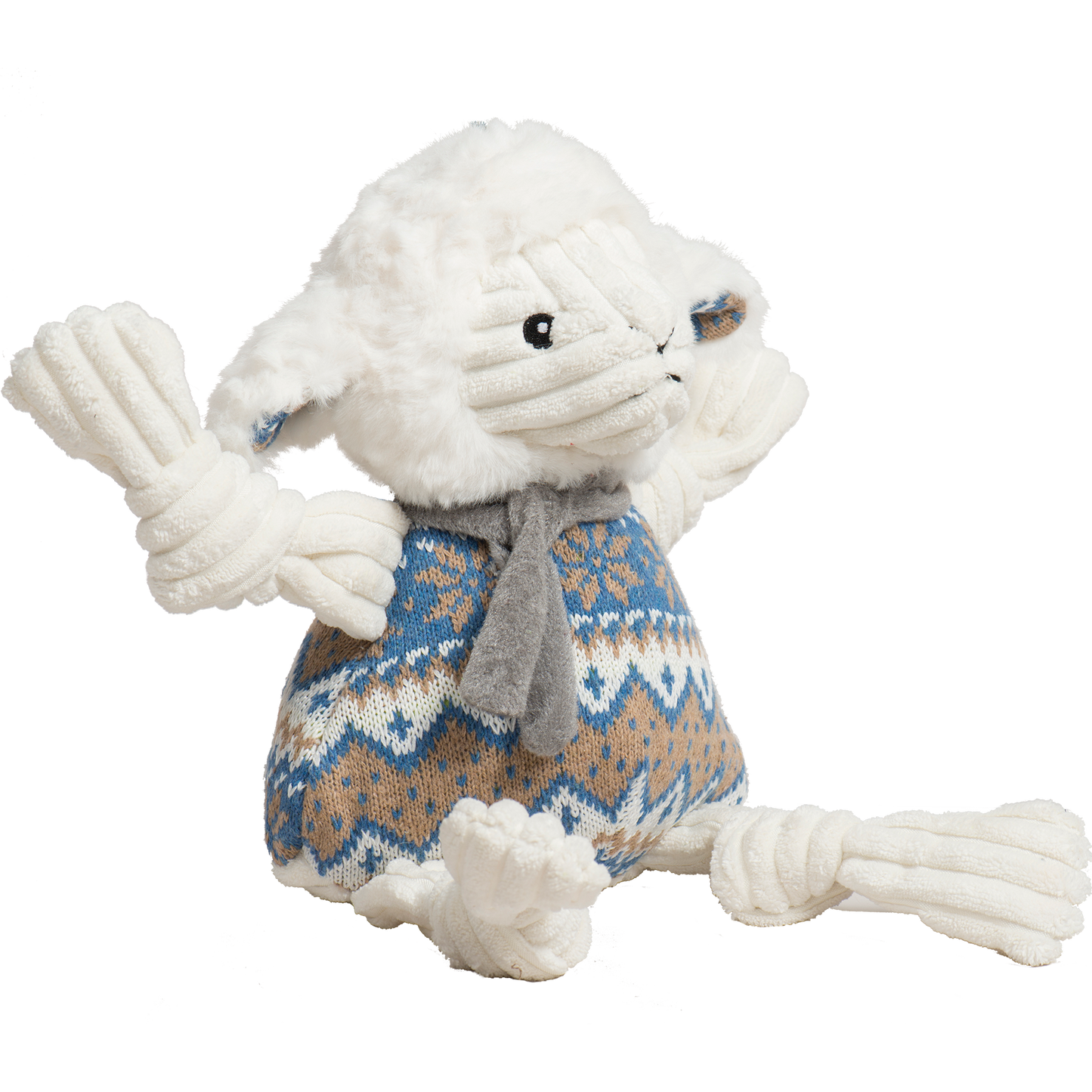 Dog Toy Leo Lamb Plush Toy Knottie for Daily Use for Comfort main product image for dogs and cats