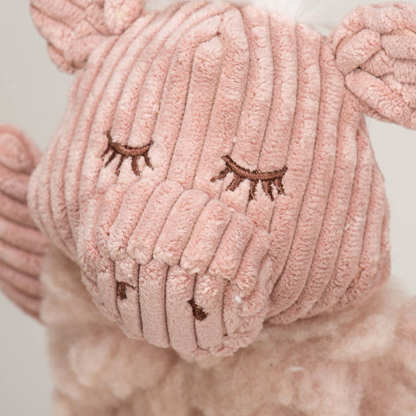 Dog Toy Penelope Pig Fluffer Long Lovelie Durable Plush Toy main product image for dogs and cats