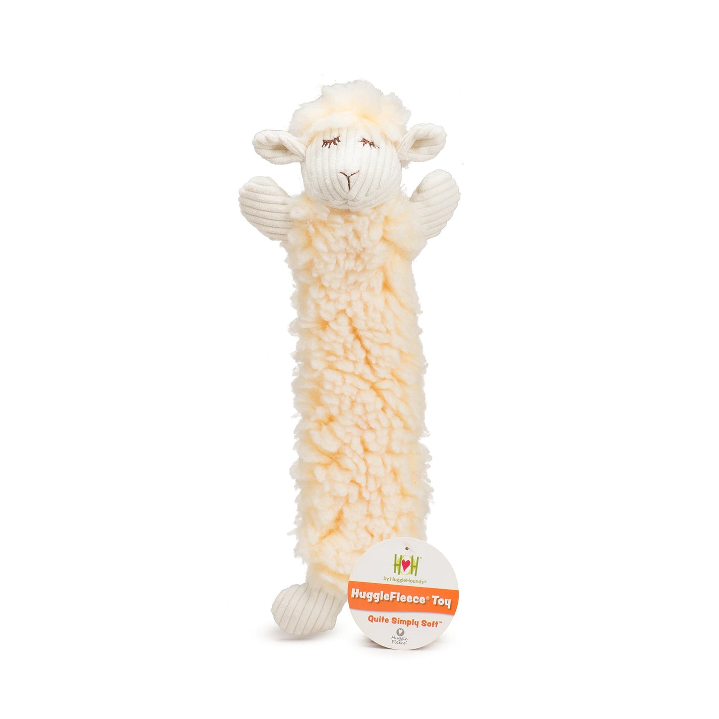 Dog Toy Louise Lamb Fluffer Long Lovelie Durable Plush Toy main product image for dogs and cats