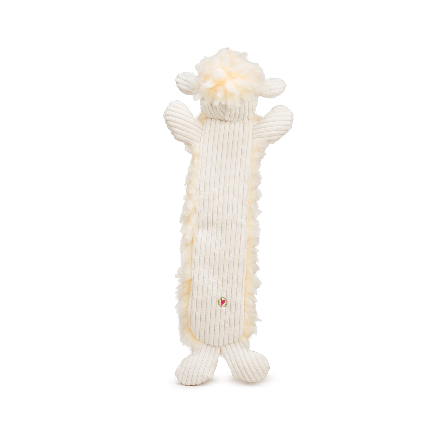 Dog Toy Louise Lamb Fluffer Long Lovelie Durable Plush Toy main product image for dogs and cats