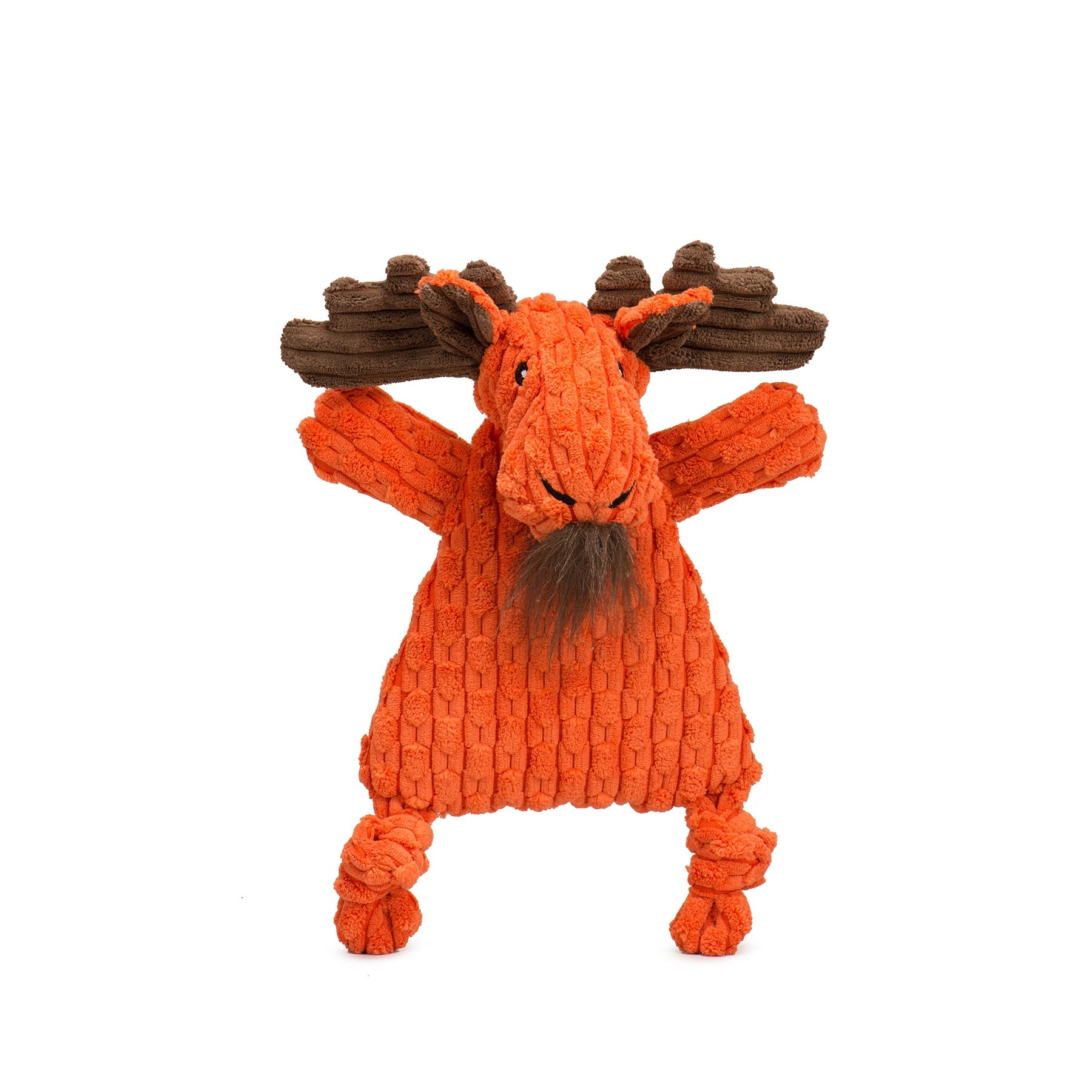 Dog Toy Morris Moose HuggleFlatties Durable Plush Toy t main product image for dogs and cats