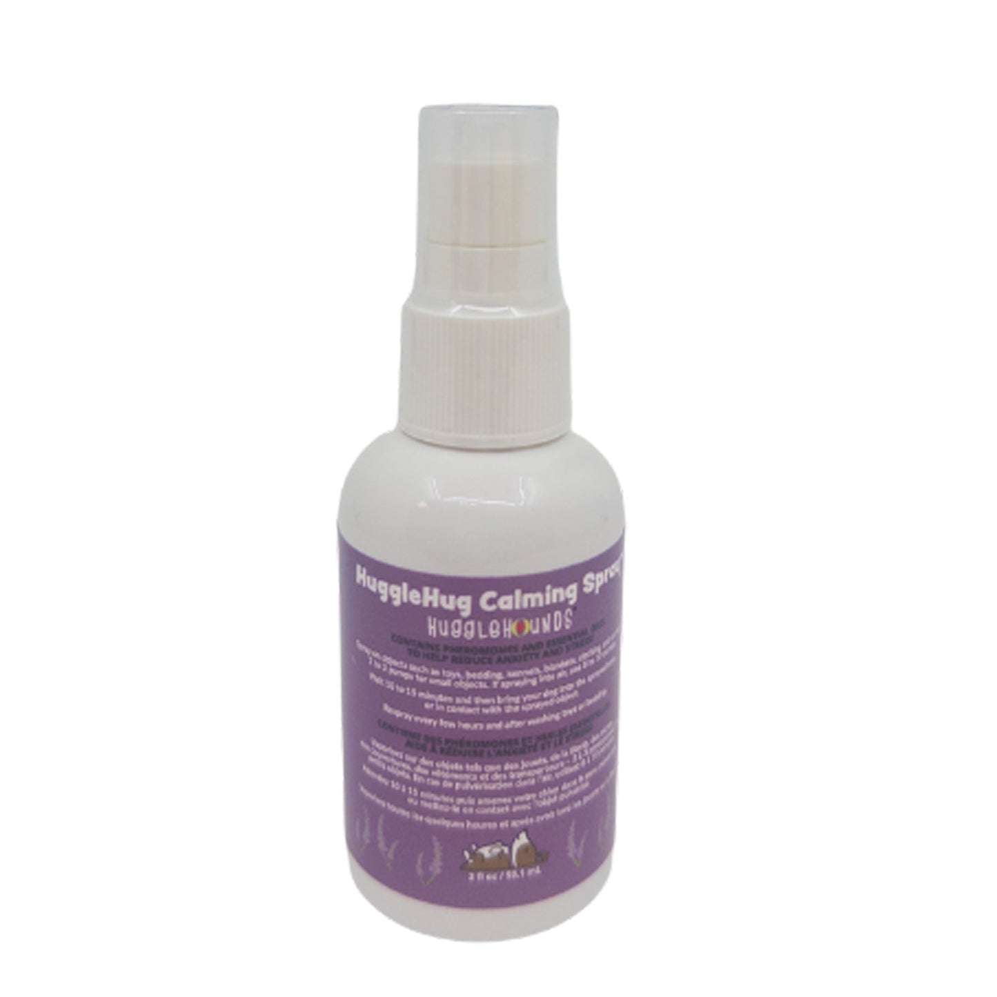 Dog Treats HuggleHug Lavender Bone 2oz Calming Spray Toy Set main product image for dogs and cats