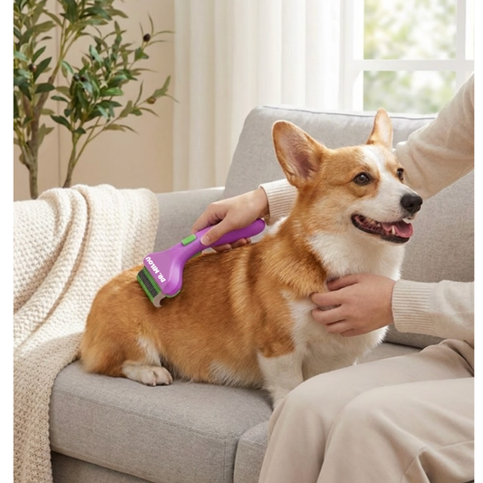 CalmCare Dematting Rake with One Click Fur Release - main product image