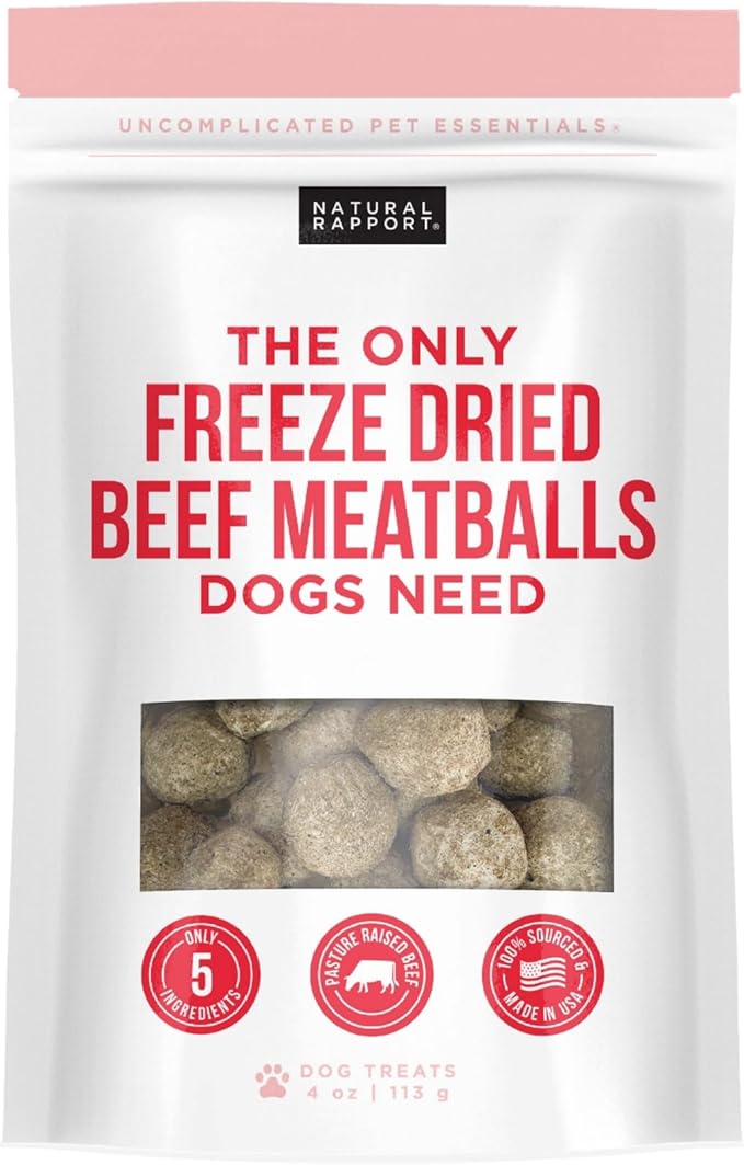 Natural Rapport The Only Freeze Dried Beef Meatballs Dogs - main product image