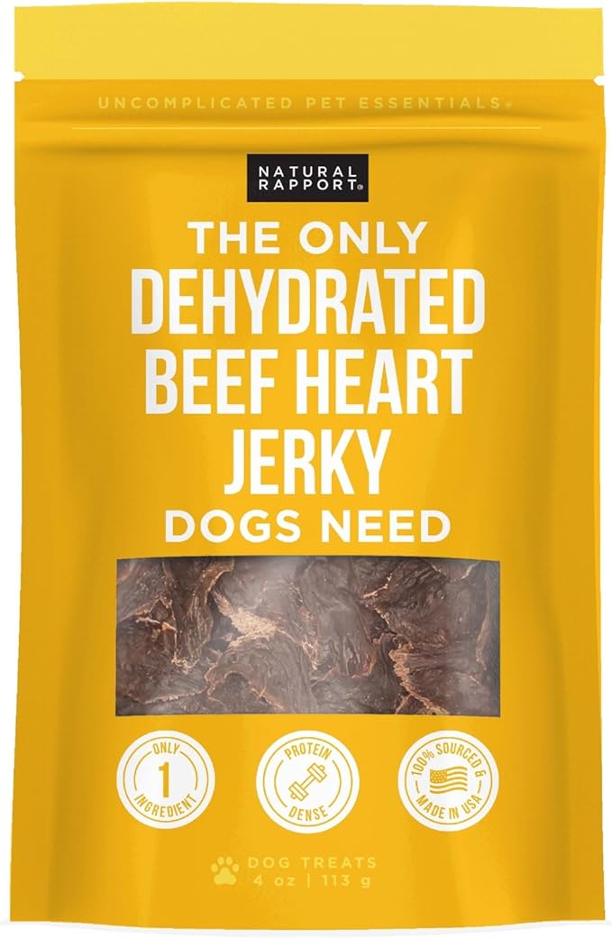Natural Rapport The Only Dehydrated Beef Heart Jerky Dogs - main product image