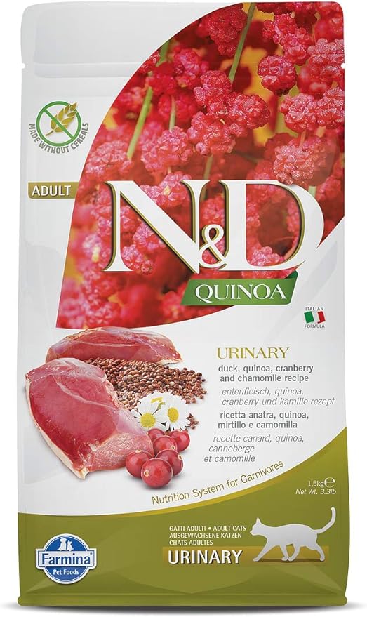 Farmina Quinoa Urinary Duck Dry Cat Food 3 3Lb Dry Cat Food - main product image