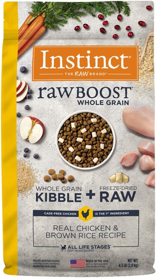 Instinct Raw Boost Whole Grain Chicken Brown Rice Dry Dog 3 - main product image