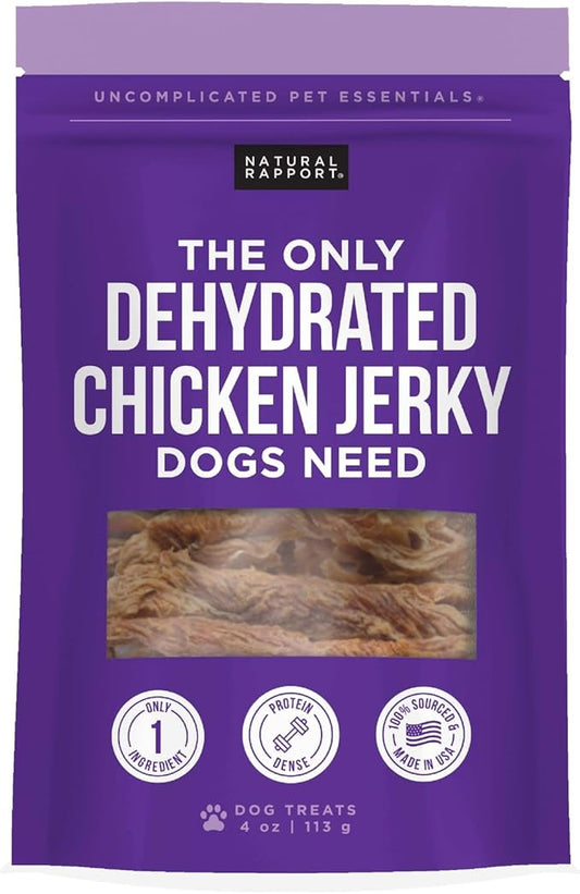 Natural Rapport The Only Dehydrated Chicken Jerky Dogs Need - main product image