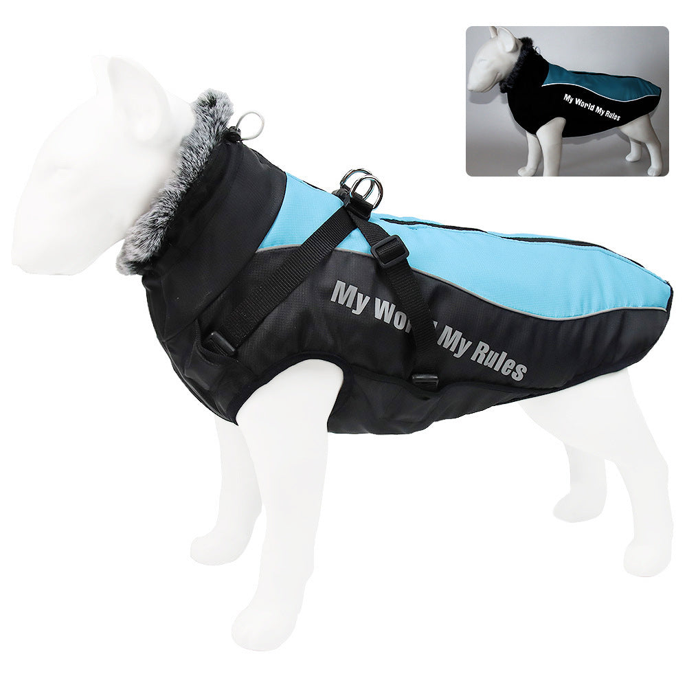 New Large Pet Warm Reflective Dog Thickened Coat Vest Jacket - gallery image 7