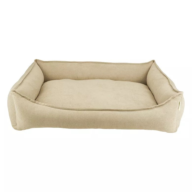 Arlee Sandy Ortho Lounger Dog Bed Tan Small - main product view | Dog Beds at Purrfect Pet Kingdom