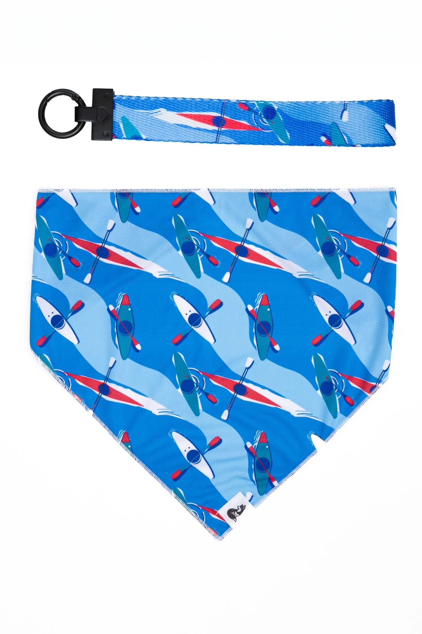 K9 Kayak Dog Bandana Matching Keychain Dog Bandanas Premium - main product image