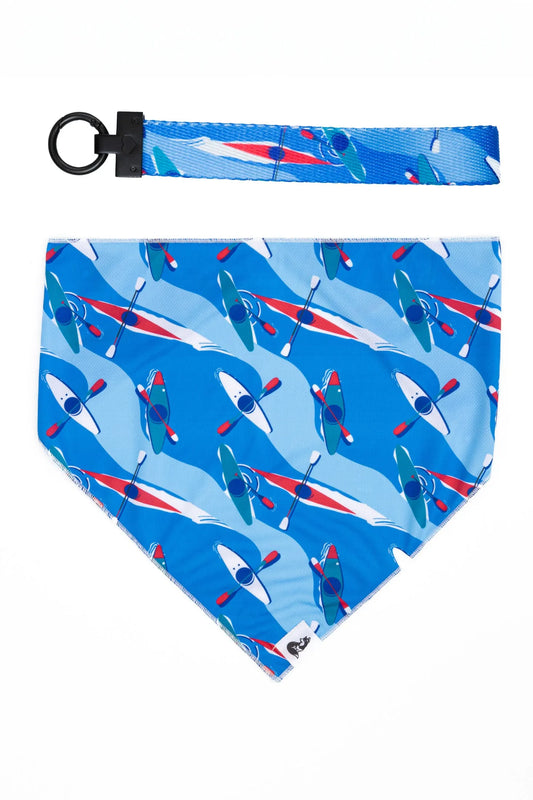 K9 Kayak Dog Bandana Matching Keychain Dog Bandanas Premium - main product image