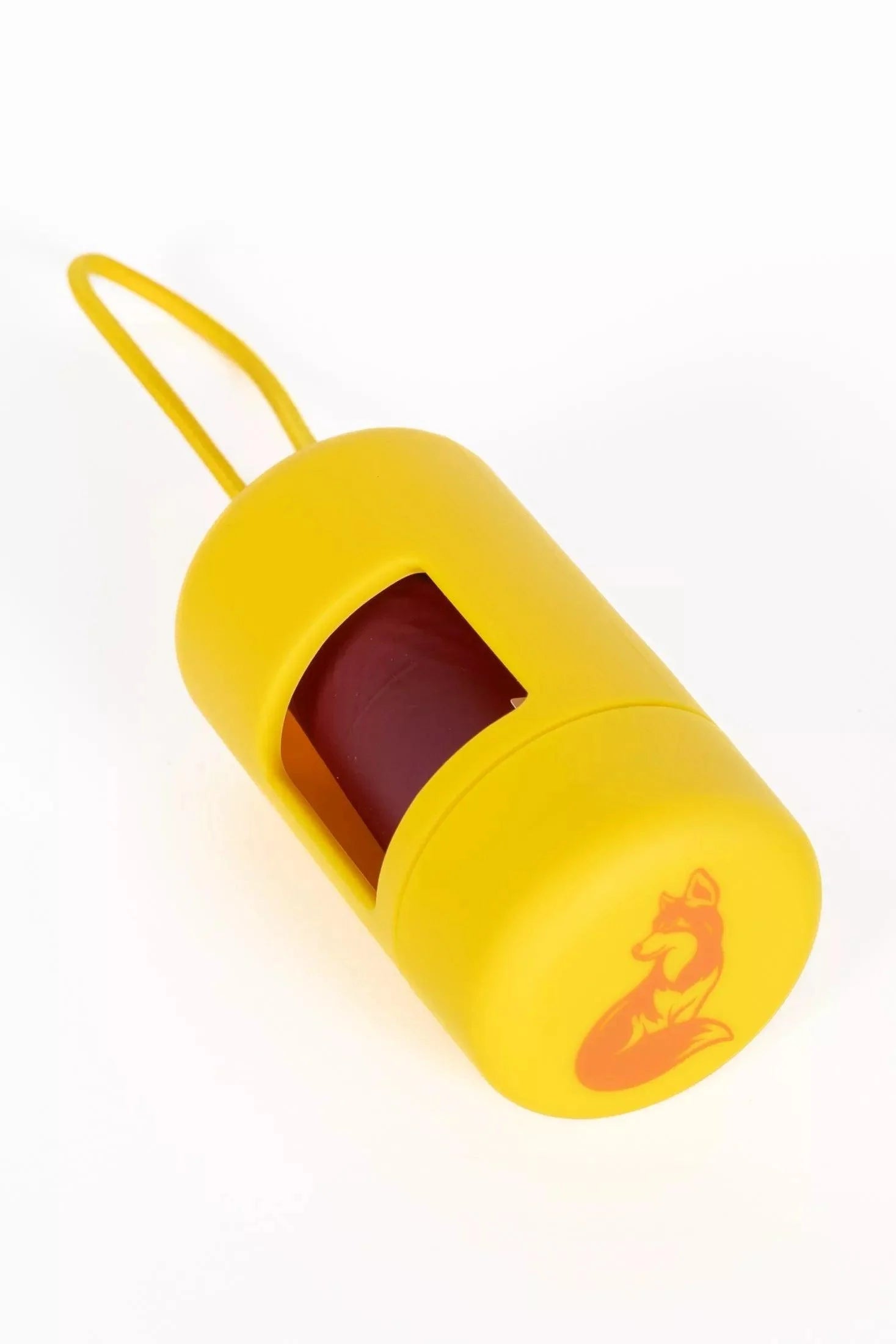 Dog Waste Bag Holder Leash Accessory Yellow Daily Walk Premi - lifestyle view