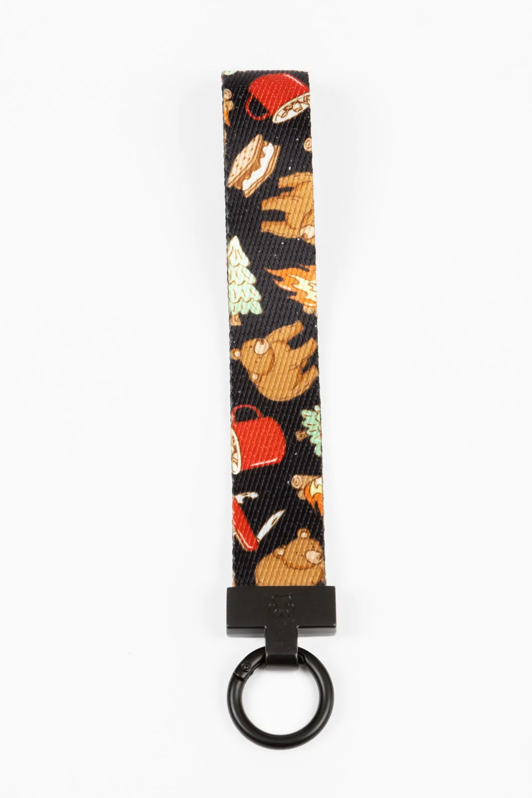 Woodland Tales Dog Bandana Matching Keychain Dog Bandanas - close up view