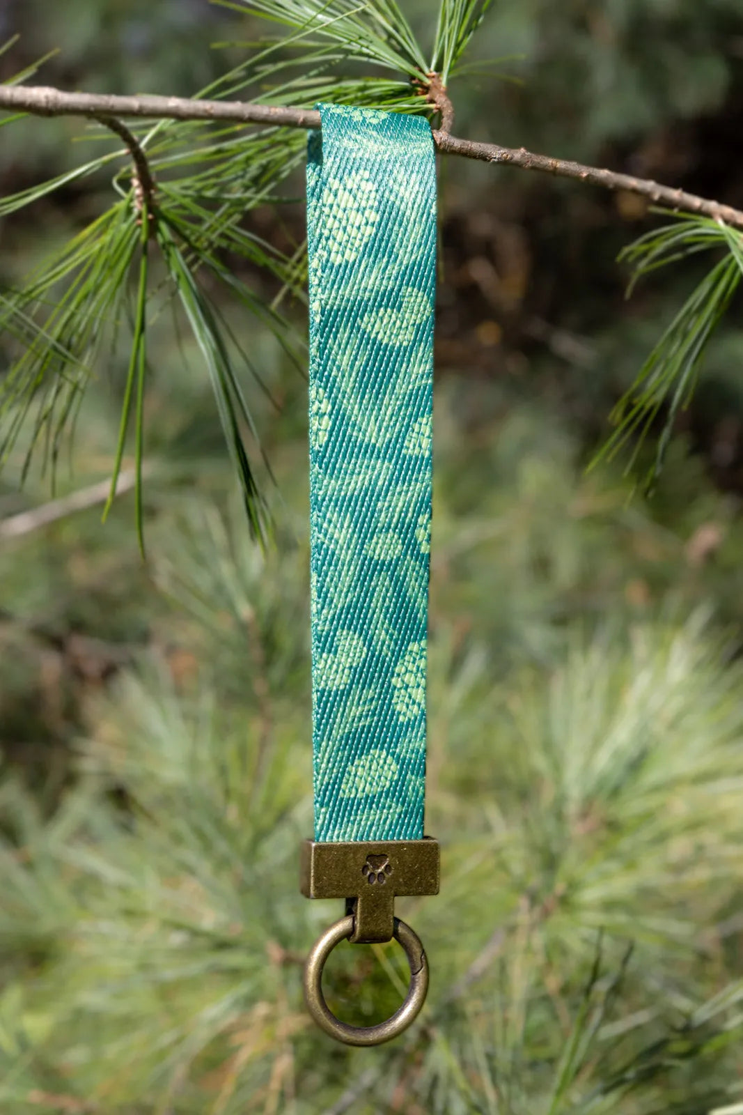 Pine Cone Pup Bandana Matching Keychain Dog Bandanas Premium - lifestyle view
