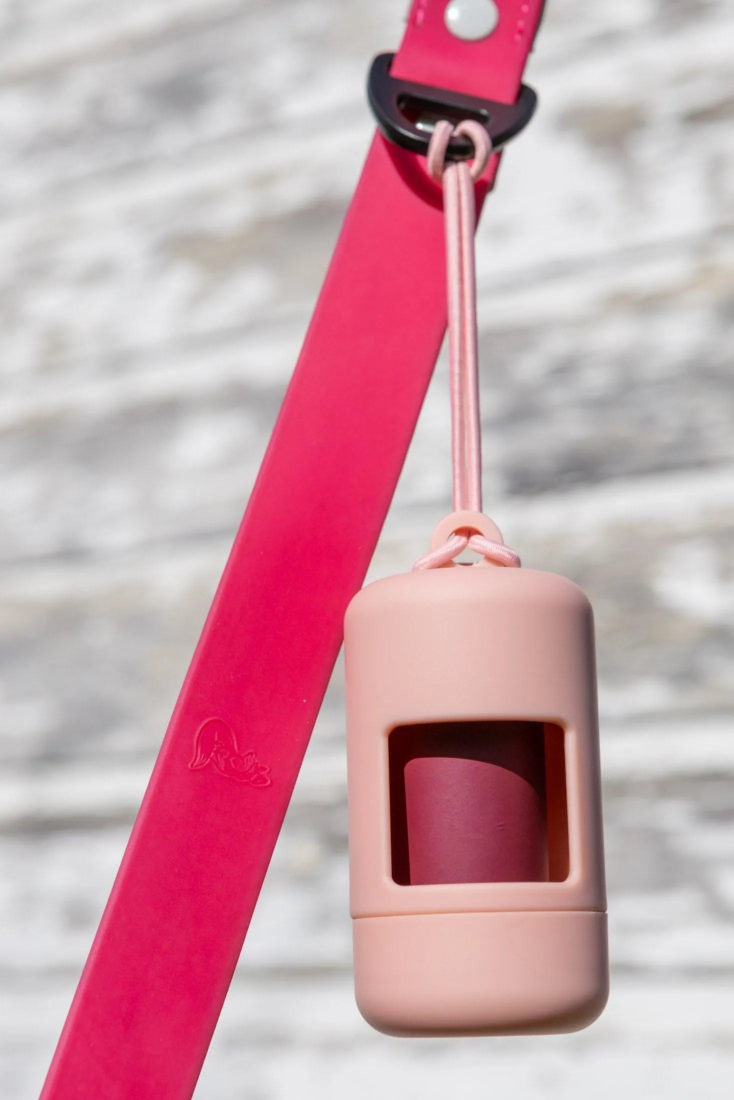 English Rose Waste Bag Dispenser Dog Waste Bag Dispensers - close up view
