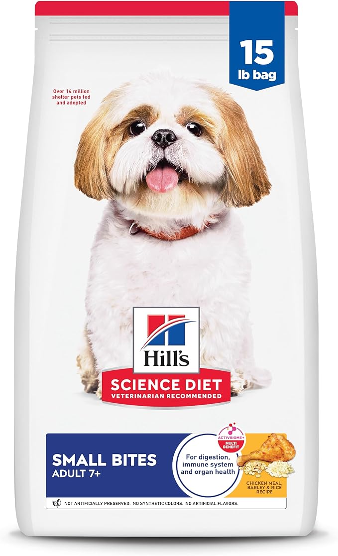 Hills Science Diet Senior 7 Small Bites Chicken Meal Barley - main product image