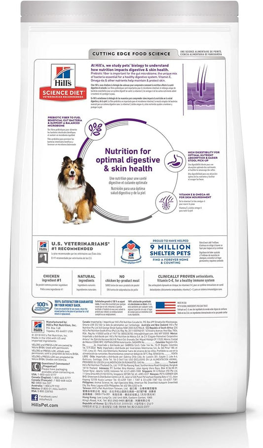Hills Science Diet Adult Sensitive Stomach Skin Chicken Dry - detail view