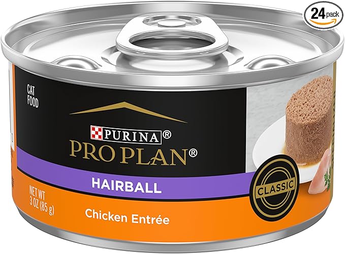Pro Plan Hairball Chicken In Gravy Cat 3Oz Wet Cat Food - main product image