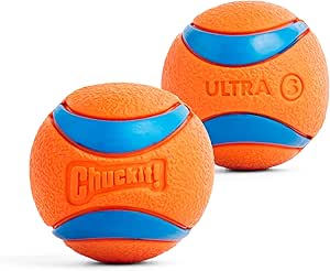 Chuckit Dog Ultra Ball Small 2 Pack Interactive Dog Toy Play - main product image