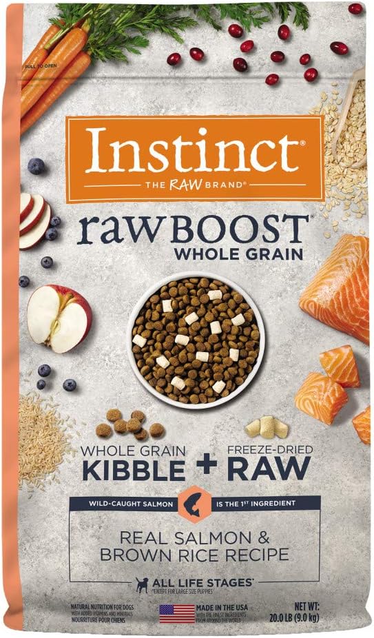 Instinct Raw Boost Whole Grain Salmon Brown Rice Dry Dog 3 - main product image