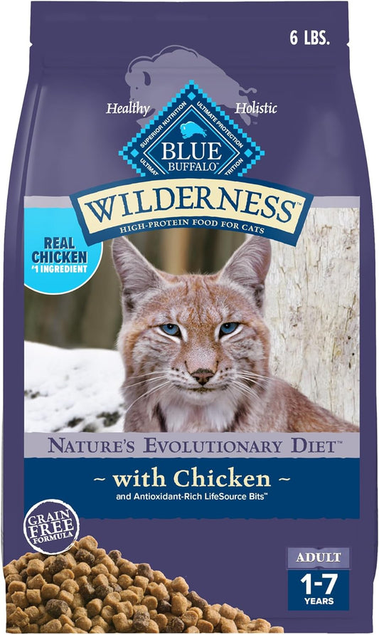 Dry Cat Food Blue Buffalo Chicken Recipe 6lb Daily Meals - main product image
