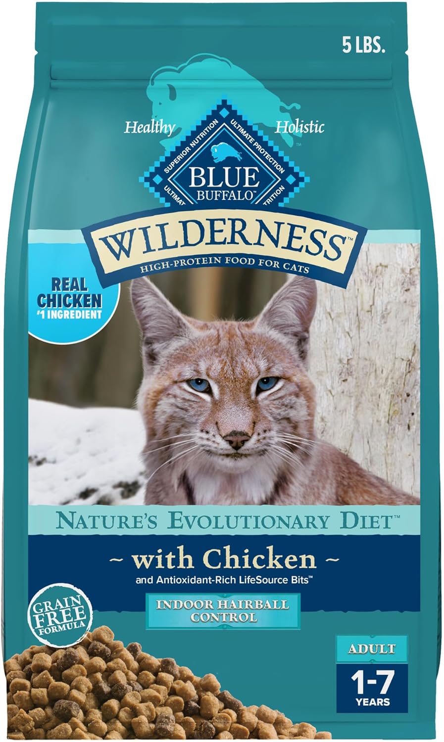 Dry Cat Food Blue Buffalo Variety Recipe 5lb Daily Meals - main product image
